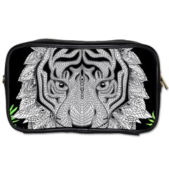 Tiger Head Toiletries Bags by BangZart