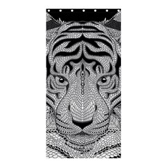 Tiger Head Shower Curtain 36  X 72  (stall)  by BangZart