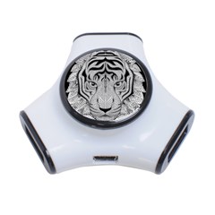 Tiger Head 3-port Usb Hub by BangZart