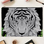 Tiger Head Cosmetic Bag (XXXL)  Front