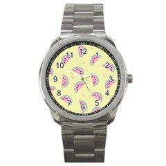 Watermelon Wallpapers  Creative Illustration And Patterns Sport Metal Watch by BangZart