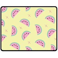 Watermelon Wallpapers  Creative Illustration And Patterns Fleece Blanket (medium)  by BangZart