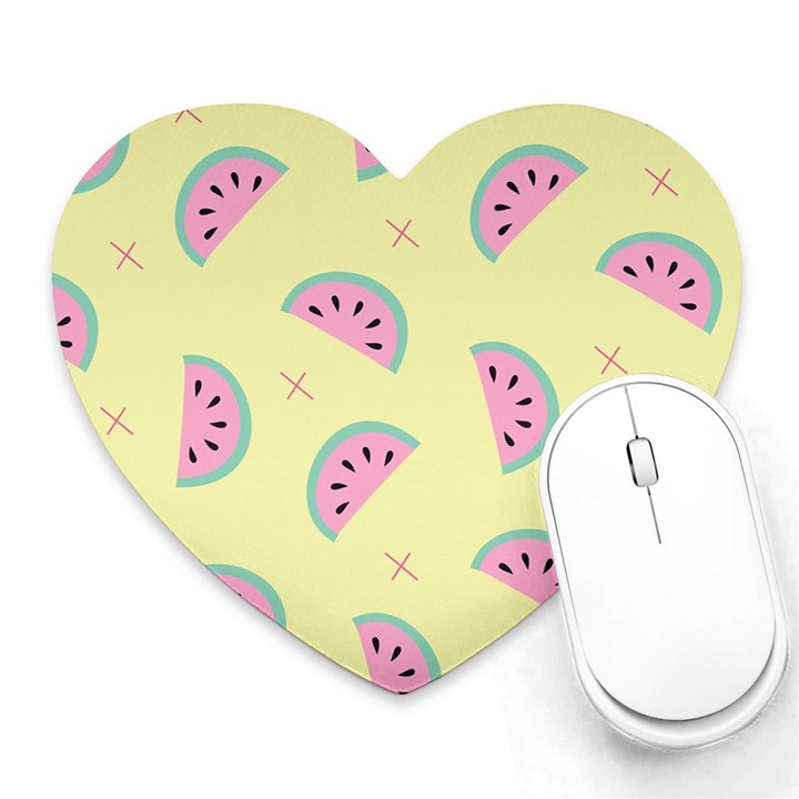 Watermelon Wallpapers  Creative Illustration And Patterns Heart Mousepads