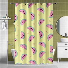 Watermelon Wallpapers  Creative Illustration And Patterns Shower Curtain 48  X 72  (small)  by BangZart