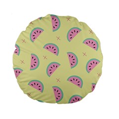 Watermelon Wallpapers  Creative Illustration And Patterns Standard 15  Premium Flano Round Cushions by BangZart