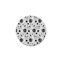 Skull Pattern Golf Ball Marker (10 Pack) by BangZart