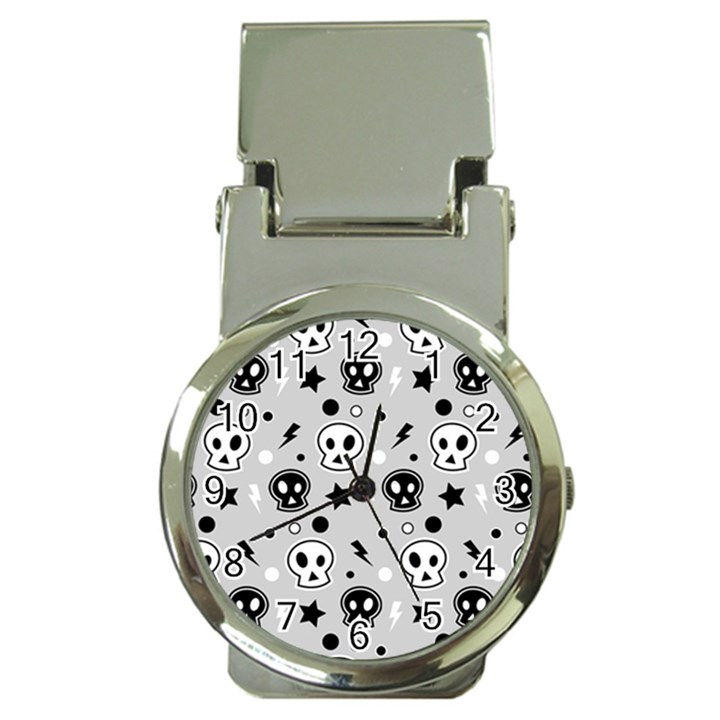 Skull Pattern Money Clip Watches