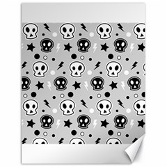 Skull Pattern Canvas 18  X 24   by BangZart