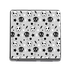 Skull Pattern Memory Card Reader (square) by BangZart