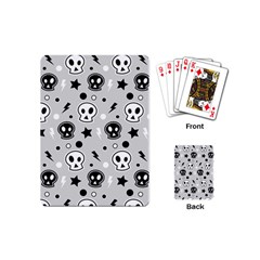 Skull Pattern Playing Cards (mini)  by BangZart