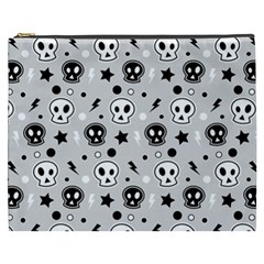 Skull Pattern Cosmetic Bag (xxxl)  by BangZart