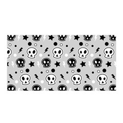 Skull Pattern Satin Wrap by BangZart