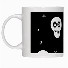 Skull Pattern White Mugs by BangZart