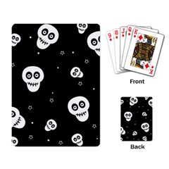 Skull Pattern Playing Card by BangZart