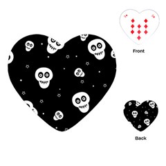 Skull Pattern Playing Cards (heart)  by BangZart