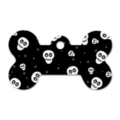 Skull Pattern Dog Tag Bone (one Side) by BangZart