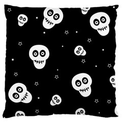 Skull Pattern Standard Flano Cushion Case (one Side)