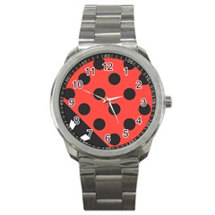 Abstract Bug Cubism Flat Insect Sport Metal Watch by BangZart