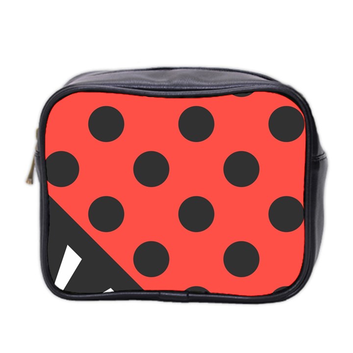 Abstract Bug Cubism Flat Insect Mini Toiletries Bag 2-Side