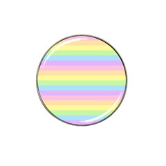 Cute Pastel Rainbow Stripes Hat Clip Ball Marker by BangZart