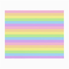 Cute Pastel Rainbow Stripes Small Glasses Cloth by BangZart