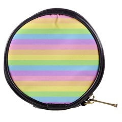 Cute Pastel Rainbow Stripes Mini Makeup Bags by BangZart