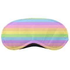 Cute Pastel Rainbow Stripes Sleeping Masks