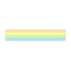 Cute Pastel Rainbow Stripes Flano Scarf (mini) by BangZart