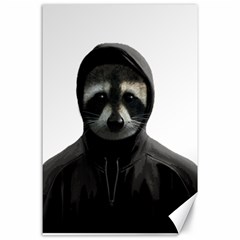 Gangsta Raccoon  Canvas 24  X 36  by Valentinaart