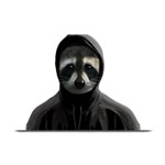 Gangsta raccoon  Plate Mats 18 x12  Plate Mat