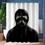 Gangsta raccoon  Shower Curtain 60  x 72  (Medium)  60 x72  Curtain