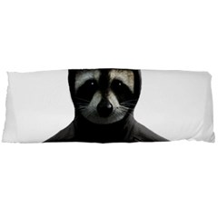 Gangsta Raccoon  Body Pillow Case Dakimakura (two Sides) by Valentinaart