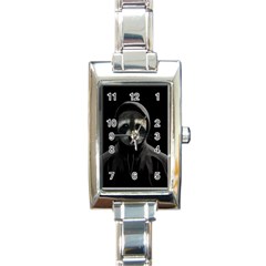 Gangsta Raccoon  Rectangle Italian Charm Watch by Valentinaart