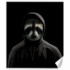 Gangsta Raccoon  Canvas 20  X 24   by Valentinaart