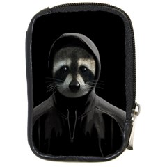 Gangsta Raccoon  Compact Camera Cases by Valentinaart