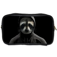 Gangsta Raccoon  Toiletries Bags by Valentinaart