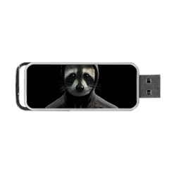 Gangsta Raccoon  Portable Usb Flash (two Sides) by Valentinaart