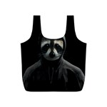 Gangsta raccoon  Full Print Recycle Bags (S)  Front