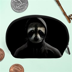 Gangsta Raccoon  Accessory Pouches (large)  by Valentinaart