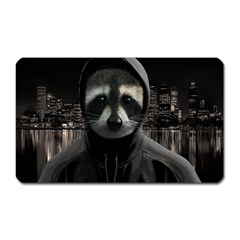 Gangsta Raccoon  Magnet (rectangular) by Valentinaart