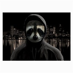 Gangsta raccoon  Large Glasses Cloth (2-Side)