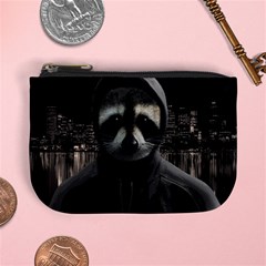 Gangsta Raccoon  Mini Coin Purses by Valentinaart