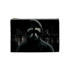 Gangsta Raccoon  Cosmetic Bag (medium)  by Valentinaart