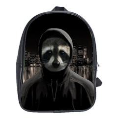 Gangsta raccoon  School Bags(Large) 