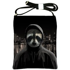 Gangsta raccoon  Shoulder Sling Bags