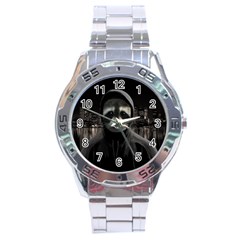 Gangsta raccoon  Stainless Steel Analogue Watch