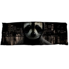 Gangsta Raccoon  Body Pillow Case (dakimakura) by Valentinaart