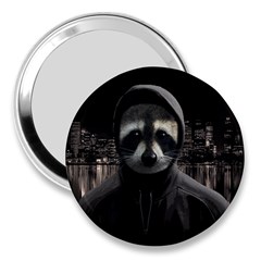 Gangsta raccoon  3  Handbag Mirrors