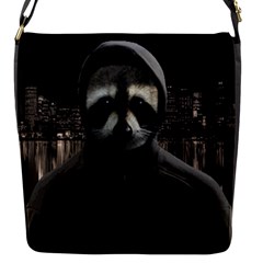 Gangsta raccoon  Flap Messenger Bag (S)