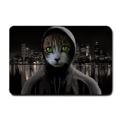 Gangsta cat Small Doormat 